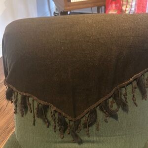 Chocolate brown shawl